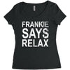 Frankie Says Relax Women's Triblend Scoop T-shirt