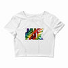 jake paul text paradise Crop Top