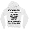 Super December Girl Zipper Hoodie