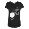 crazy cow Maternity Scoop Neck T-shirt