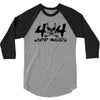 4x4 big skull head  off road 3/4 Sleeve Shirt