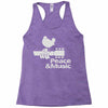 peace and music Racerback Tank