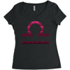 libra logo Women's Triblend Scoop T-shirt
