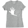 shadow puppet rabbit Ladies Fitted T-Shirt