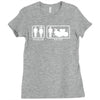 drums   problem solved   mens funny Ladies Fitted T-Shirt
