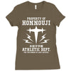 Property Of Honnouji Athletics Dept Ladies Fitted T-Shirt