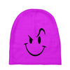evil acid house smiley smily face mens t shirt Baby Beanies