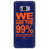 we are the 99% t shirt occupy wall street anti corporate greed black Samsung Galaxy S8 Plus