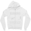 running, we all need a little motivation Zipper Hoodie