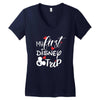 My 1st Disney Trip Women's V-Neck T-Shirt