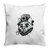 lepre cat Throw Pillow