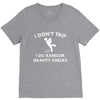 i don't trip V-Neck Tee