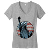 us flag 2 Women's V-Neck T-Shirt