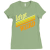 let's get weird Ladies Fitted T-Shirt