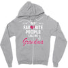 My Favorite People Call Me Grandma Zipper Hoodie