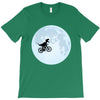 Biker Dinosaur - Dinosaur Riding A Bike To The Moon T-Shirt