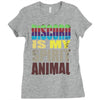 discord is my spirit animal Ladies Fitted T-Shirt