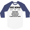Aries Woman 3/4 Sleeve Shirt