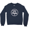quit playing with your dinghy Crewneck Sweatshirt
