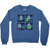 saving the world, one small step at a time Crewneck Sweatshirt