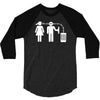 bla bla bla  fun shirt herrentag kult 3/4 Sleeve Shirt