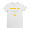 drone on Ladies Fitted T-Shirt