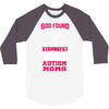 god found autism moms 3/4 Sleeve Shirt