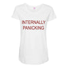 internally Maternity Scoop Neck T-shirt