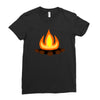 fire Ladies Fitted T-Shirt