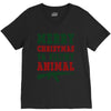 Merry Christmas Ya Filthy Animal V-Neck Tee