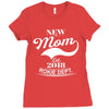 New Mom 2018 Rokie Dept. Ladies Fitted T-Shirt