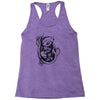 fish boat sea fishing Racerback Tank
