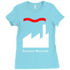 factory records Ladies Fitted T-Shirt