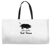 anti vegan task force Weekender Totes