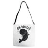 oh whale! Adjustable Strap Totes