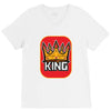 king red V-Neck Tee