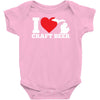 ladies i love michigan craft beer Baby Onesie