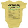 October Girl Facts Libra Baby Onesie