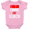 ny state of mind Baby Onesie
