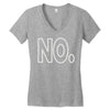 no Women's V-Neck T-Shirt