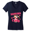 DABBİNG LEPRECHAUN Women's V-Neck T-Shirt