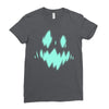 halloween face Ladies Fitted T-Shirt