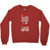 i bake because punching people is frowned upon Crewneck Sweatshirt