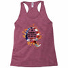 American Flag Q Fire Racerback Tank