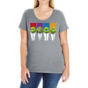 reservoir turtles Ladies Curvy T-Shirt