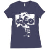 darth vader with boom box Ladies Fitted T-Shirt