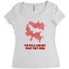 the owls Women's Triblend Scoop T-shirt