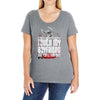 Life After Death Touch My Boyfriend And Find Out Ladies Curvy T-Shirt