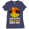 suns out guns out suns Ladies Fitted T-Shirt