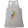 jake paul colorful Racerback Tank